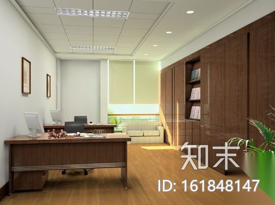 某办公室装修图cad施工图下载【ID:161848147】