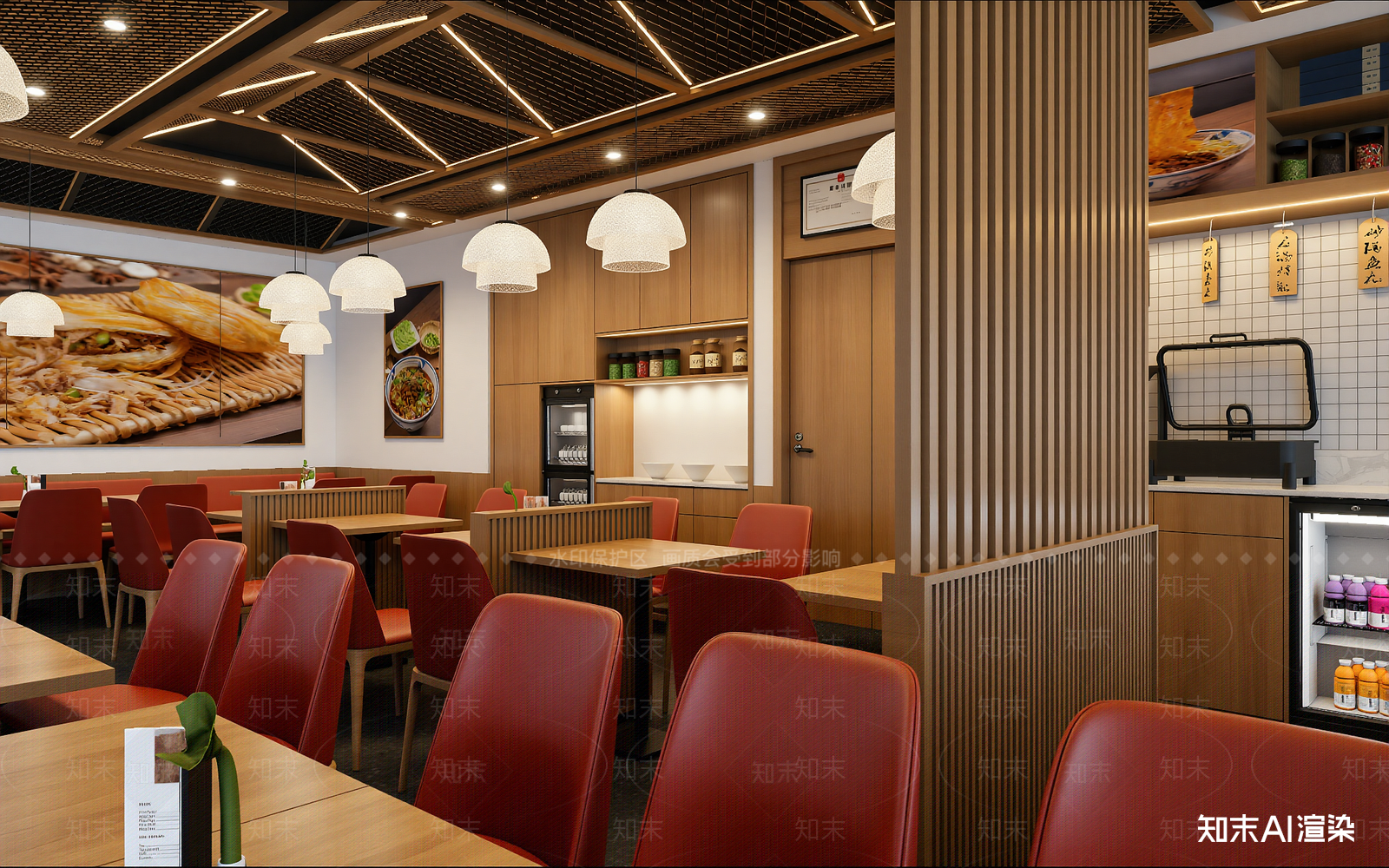 现代快餐店3D模型下载【ID:1213964181】