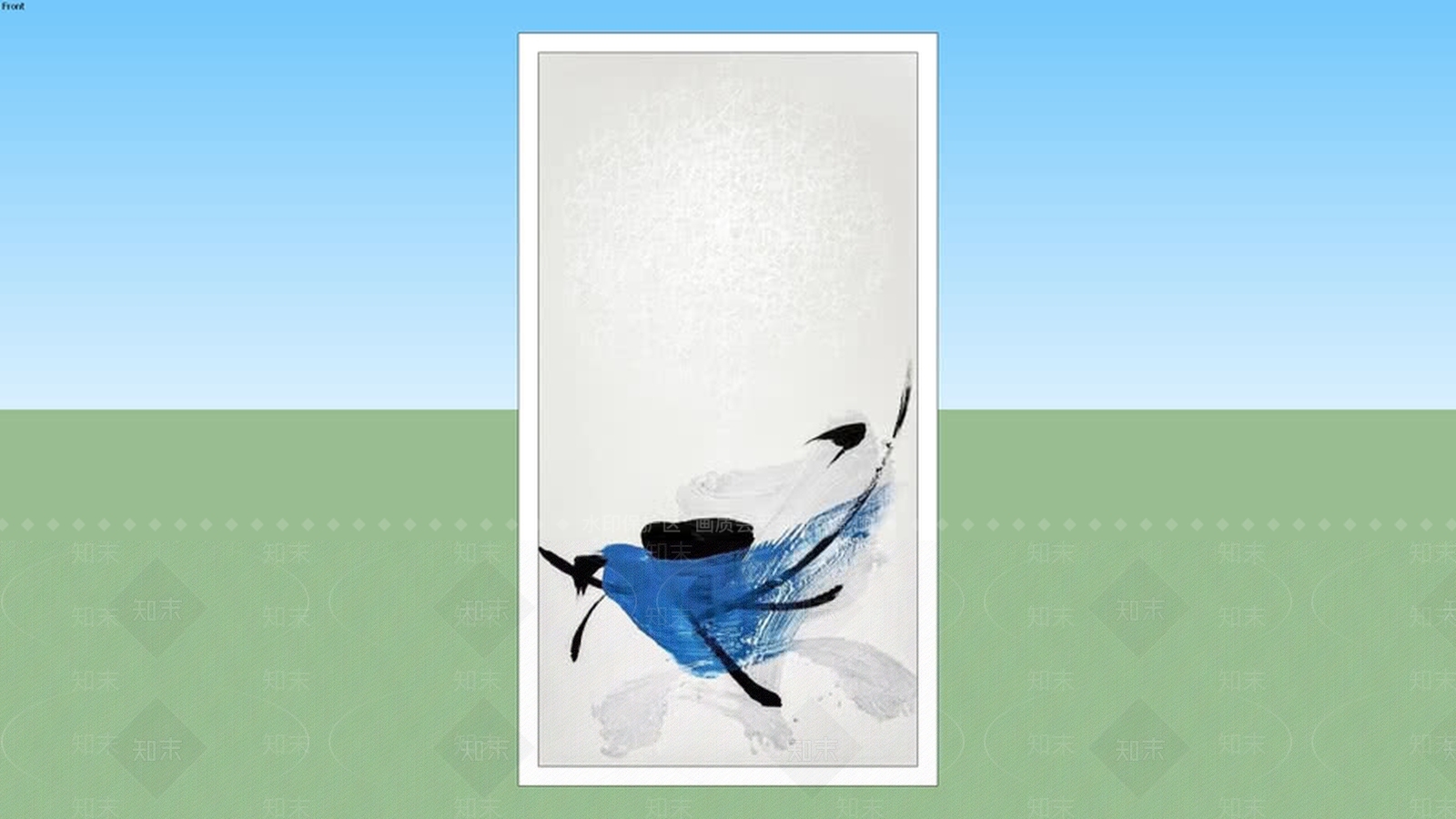 艺术绘画SU模型下载【ID:1161707623】
