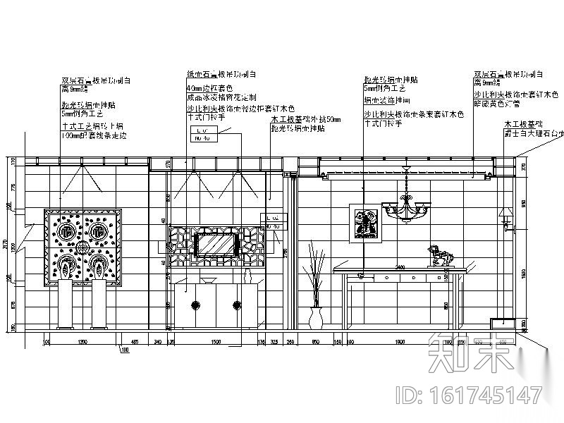 [香港]新古典三层别墅室内装修图（含效果）cad施工图下载【ID:161745147】