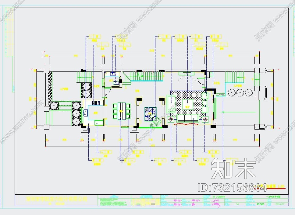 舟山3层独栋别墅中式风格cad施工图含超清完工照片和效果图施工图下载【ID:732156864】