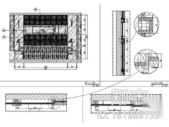 阳光大酒店标准客房施工图cad施工图下载【ID:161989159】