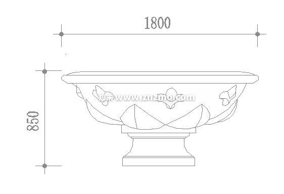 花坛施工图下载【ID:180671104】