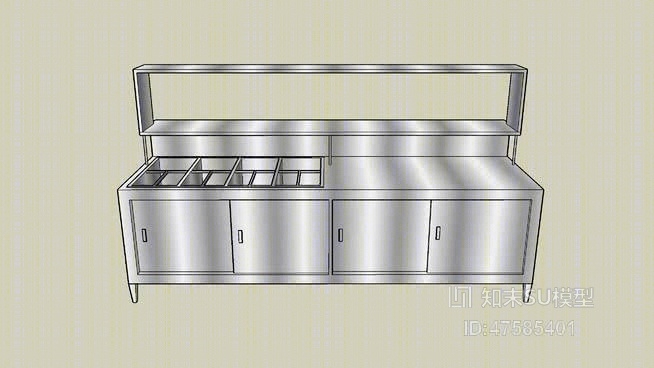 水槽SU模型下载【ID:719290782】