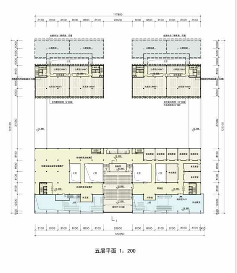 [深圳]高层窗洞立面现代风格档案中心建筑设计方案文儿施工图下载【ID:151605173】