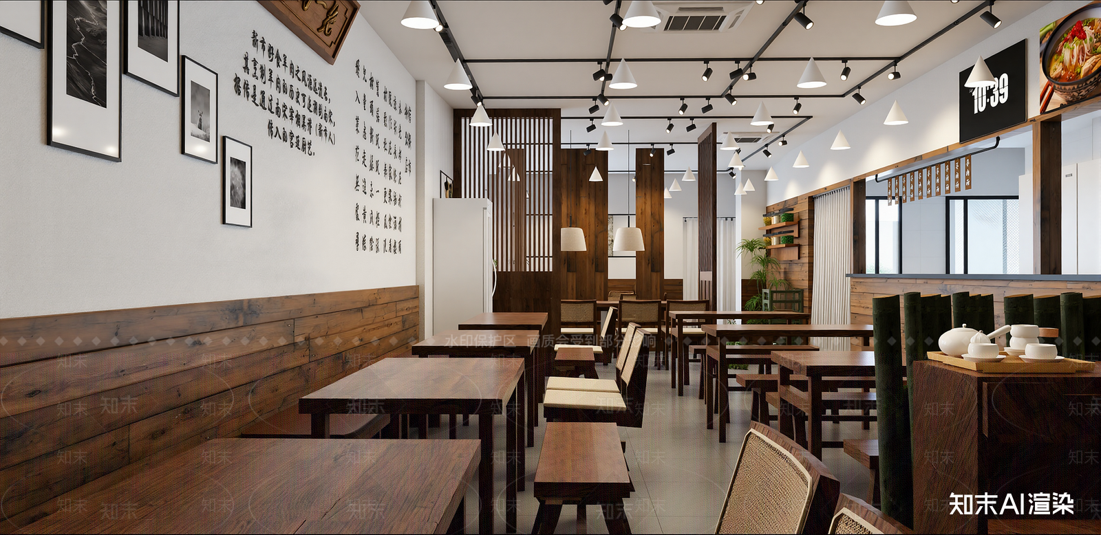 新中式中餐厅SU模型下载【ID:1215208283】