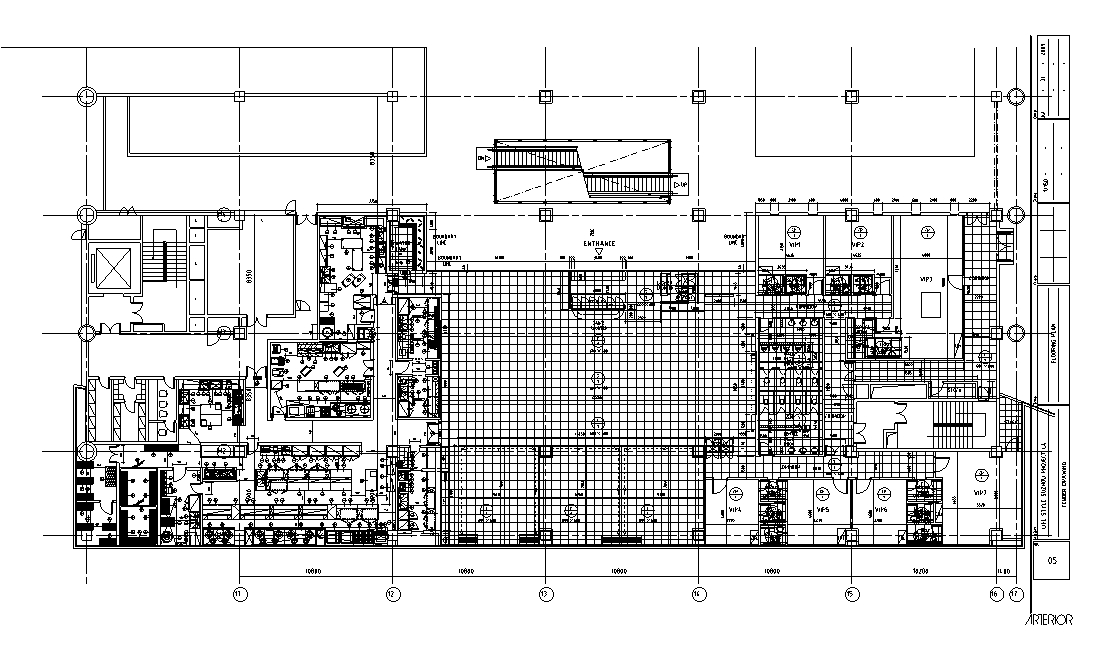 龙廷轩火锅店室内装修设计施工图纸（60张）施工图下载【ID:161766169】