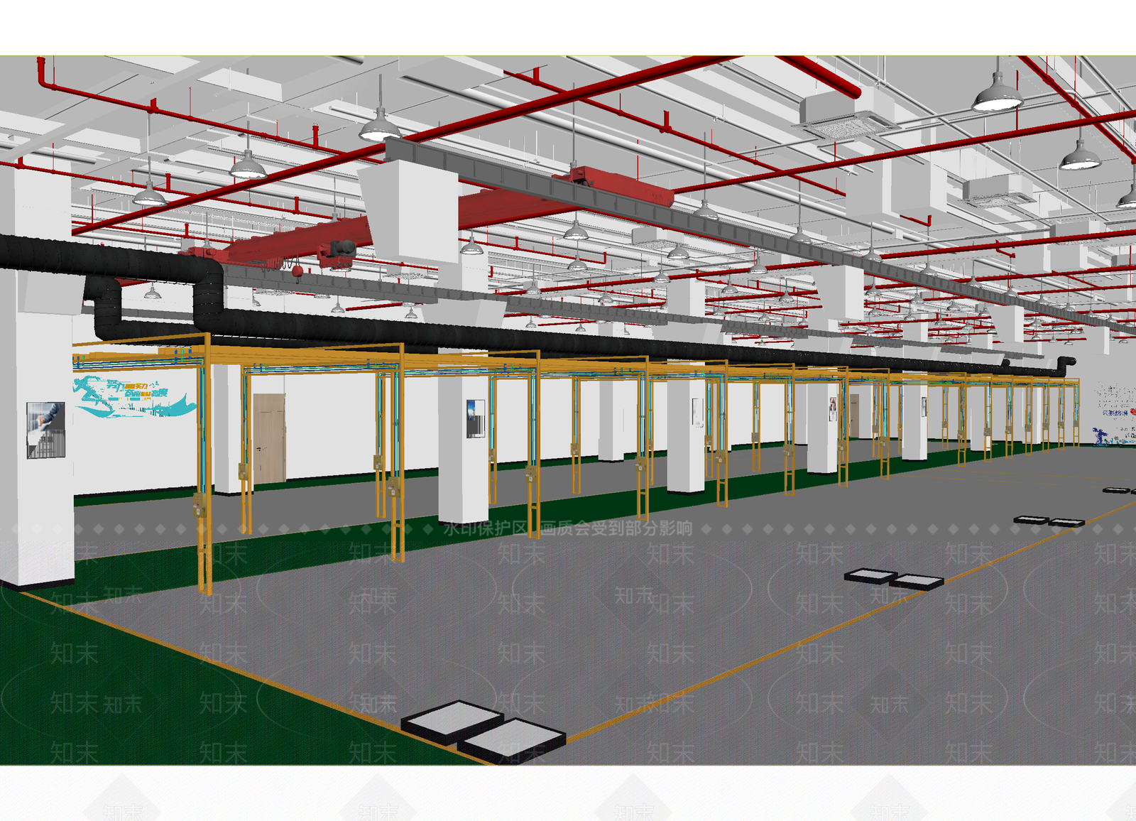 现代车间3D模型下载【ID:1215106748】