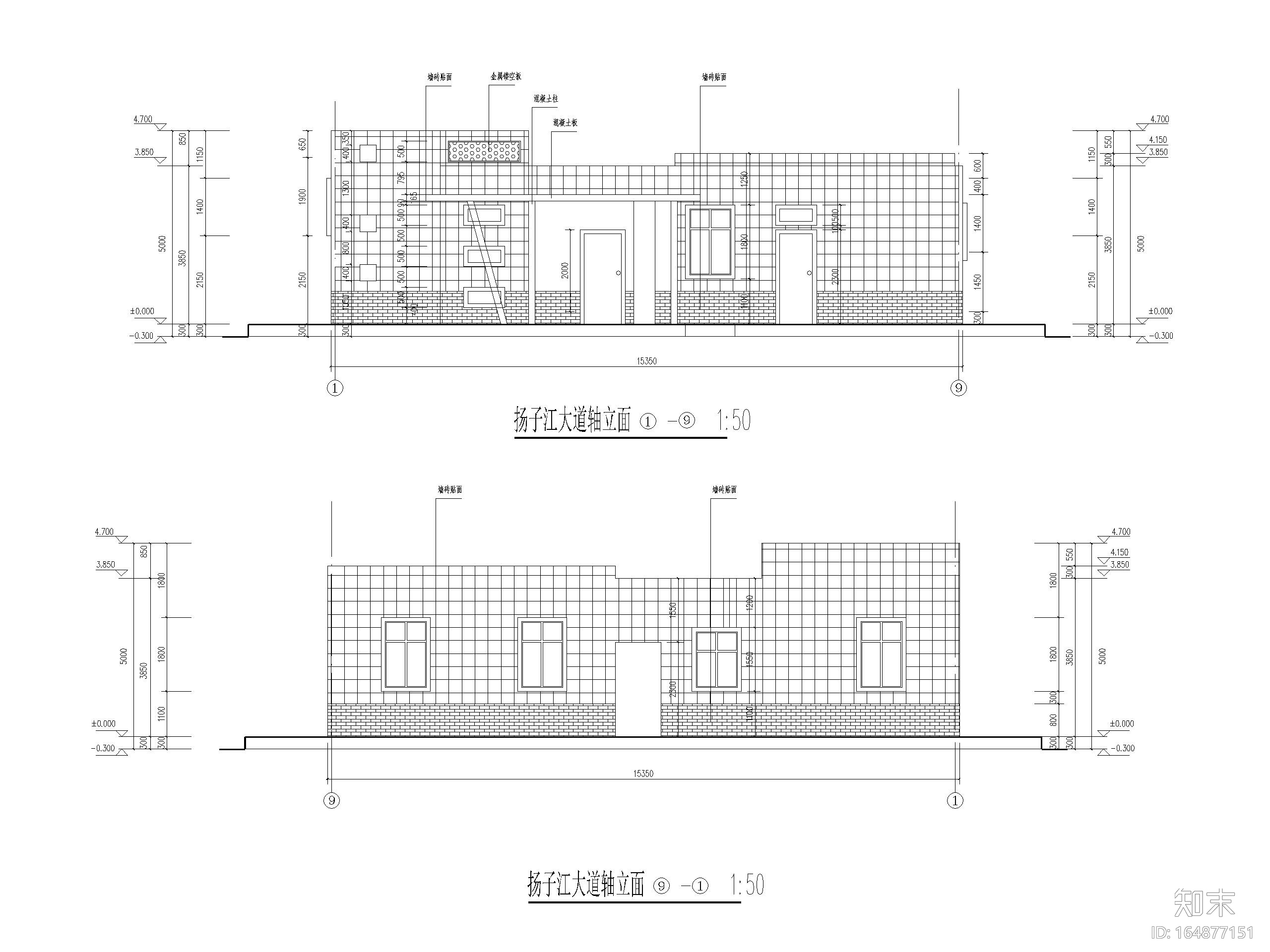 21座公厕建筑方案图纸（CAD）施工图下载【ID:164877151】