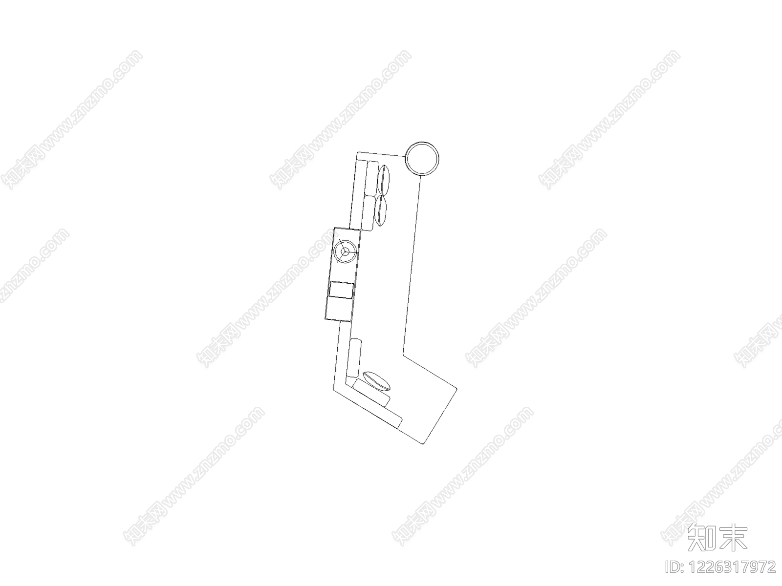 沙发CAD图纸