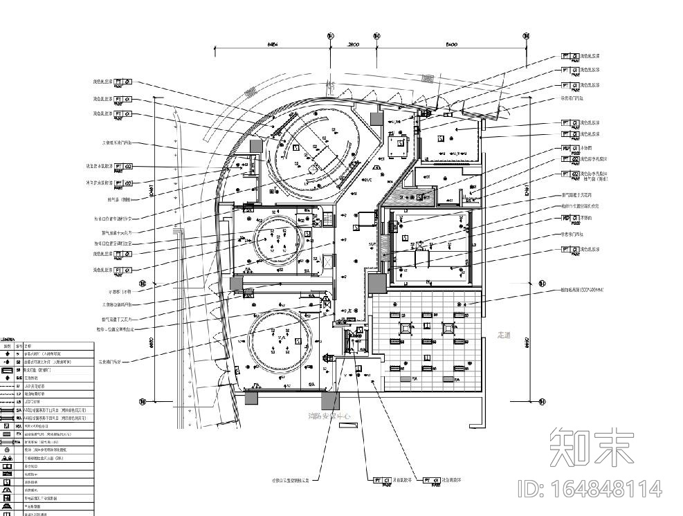 集艾设计 - 上海中城事业办公室CAD施工图cad施工图下载【ID:164848114】