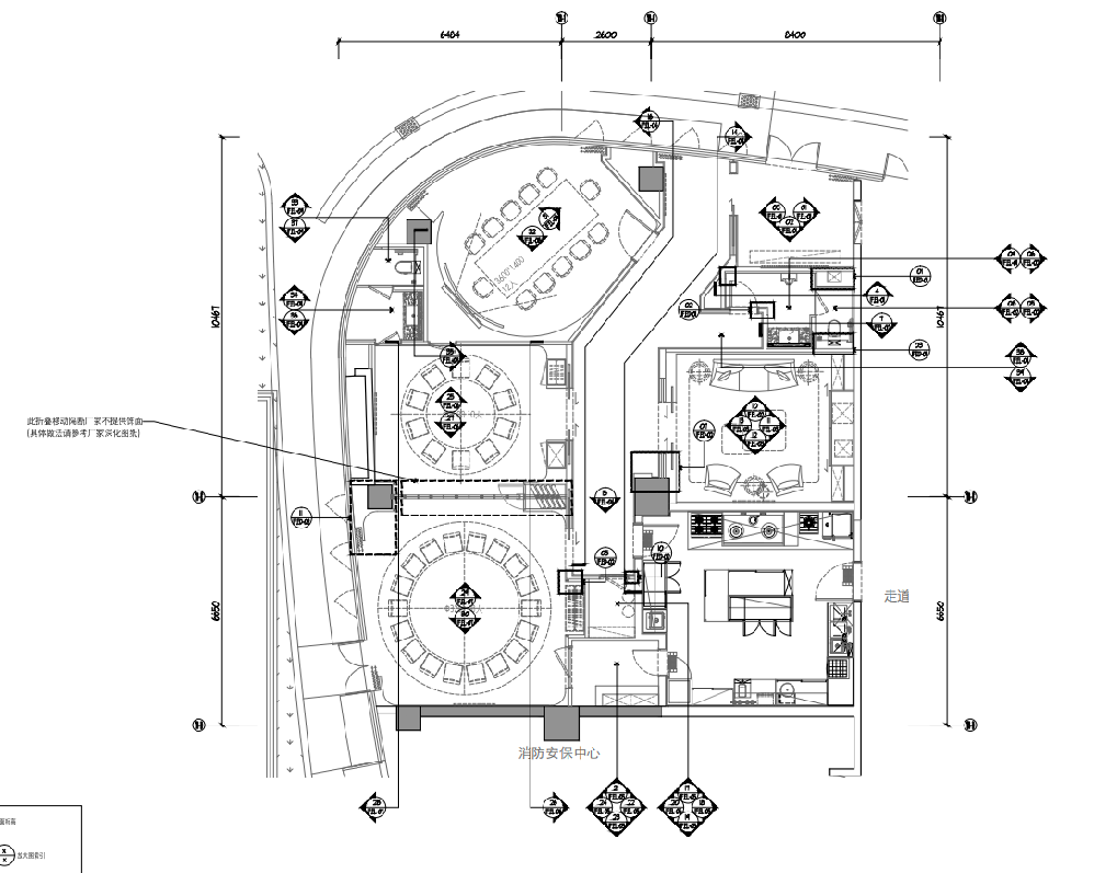 集艾设计 - 上海中城事业办公室CAD施工图cad施工图下载【ID:164848114】