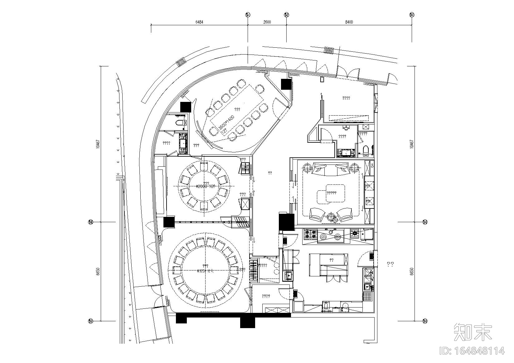集艾设计 - 上海中城事业办公室CAD施工图cad施工图下载【ID:164848114】