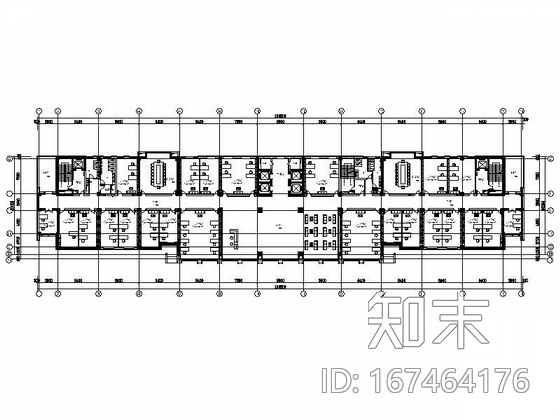 [南京]人防指挥中心大楼平面设计方案施工图下载【ID:167464176】