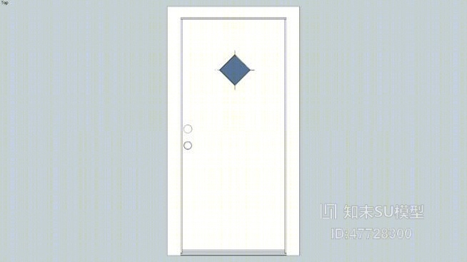 单开门SU模型下载【ID:47728300】
