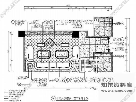 施工图豪华夜总会包间室内装修图cad施工图下载【ID:632128026】