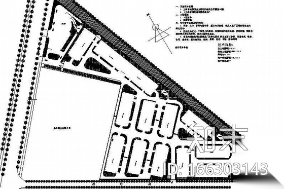 [上海]某厂区绿化设计方案平面图cad施工图下载【ID:166303143】