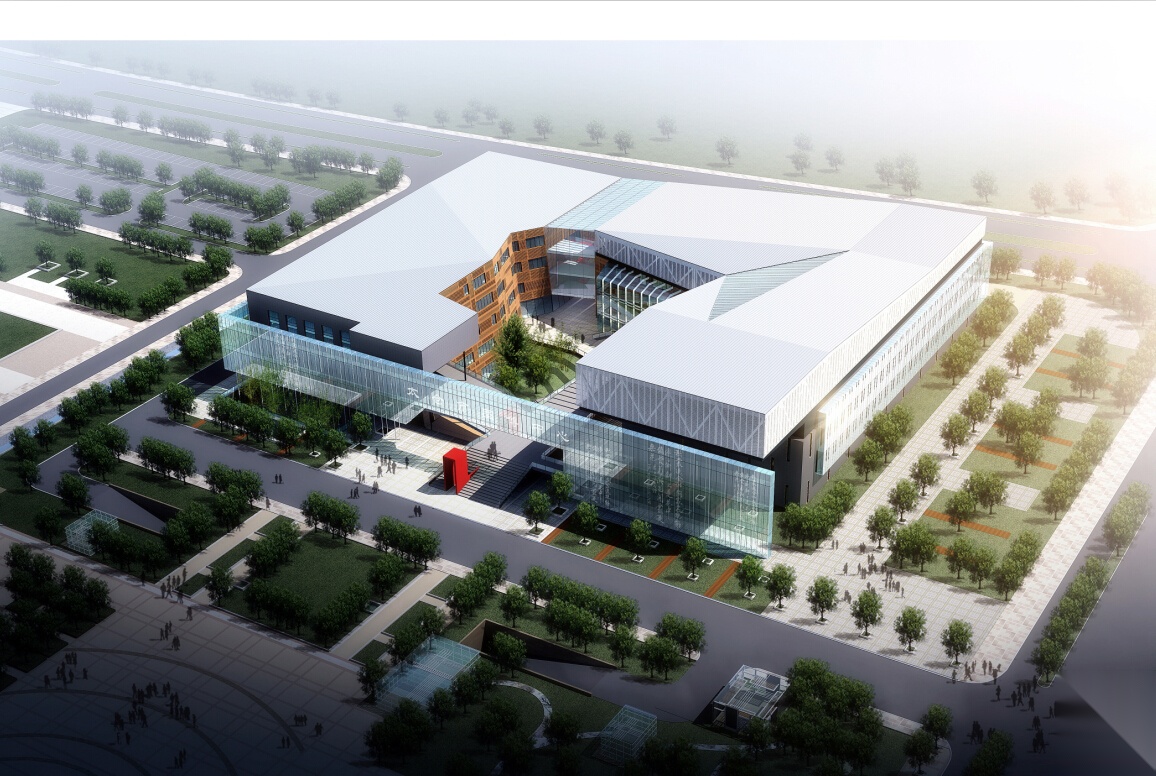 [上海]层层跌落式文体中心及影剧院建筑方案文本（CAD+文...施工图下载【ID:165144109】