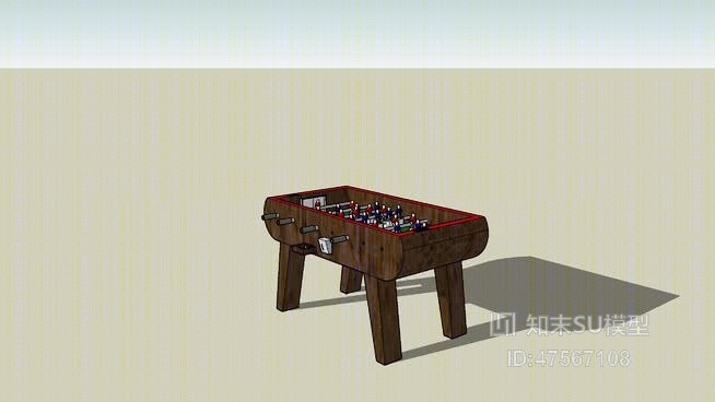 双人足球SU模型下载【ID:119272030】