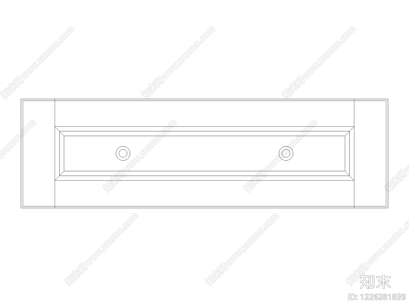 现代装饰线条CAD图纸