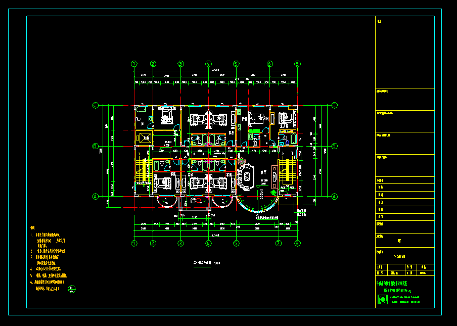 框架结构4层独栋别墅建筑方案设计（包含CAD）cad施工图下载【ID:149870142】