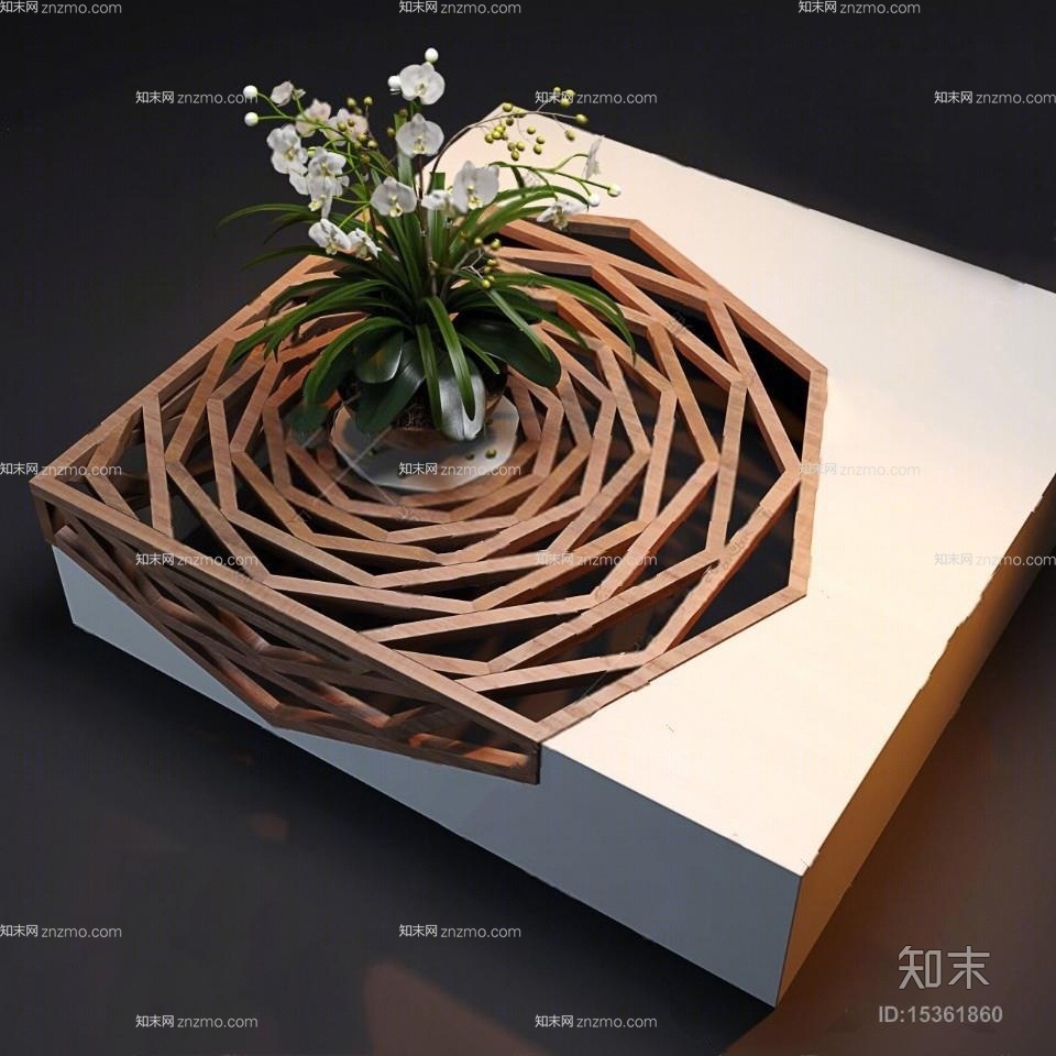 茶几3D模型下载【ID:15361860】
