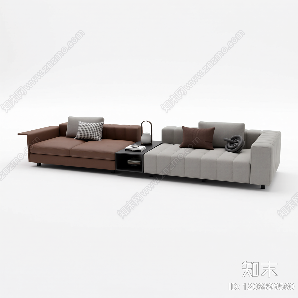 组合式模块沙发3D模型下载【ID:1206899560】
