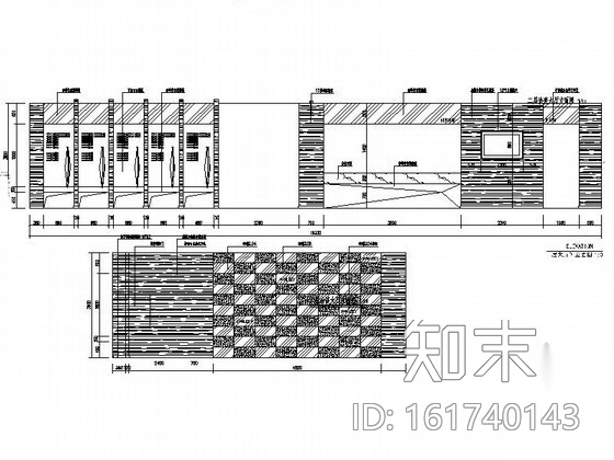 时尚某售楼中心室内装修图cad施工图下载【ID:161740143】