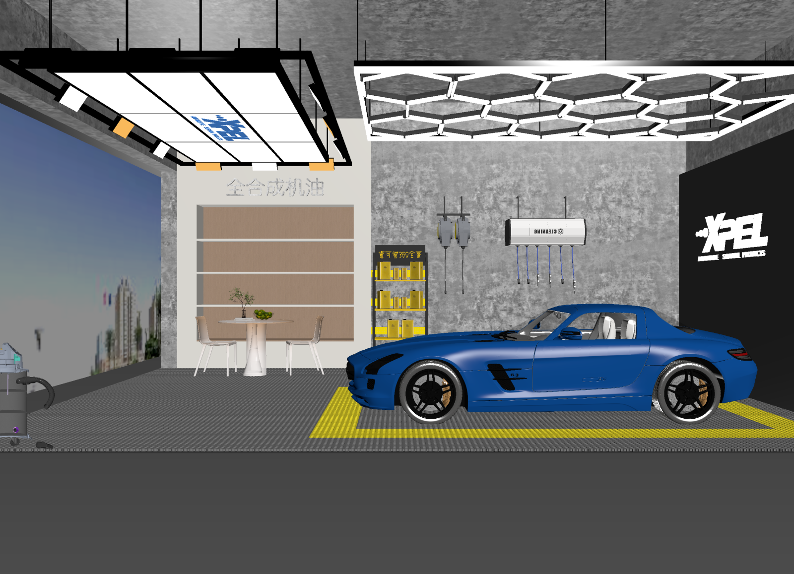 现代汽车展厅3D模型下载【ID:1214618520】