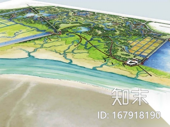 杭州湾翡翠海岸城市设计方案施工图下载【ID:167918190】