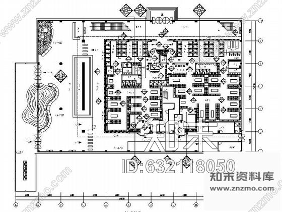 施工图超炫休闲会所室内设计装修图cad施工图下载【ID:632118050】