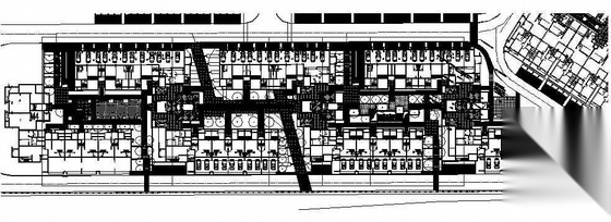 万科第五园居住区村落四合院花园园建图纸施工图下载【ID:161086136】