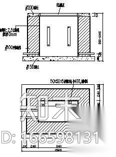 电气电缆沟人手孔大样图cad施工图下载【ID:166598131】