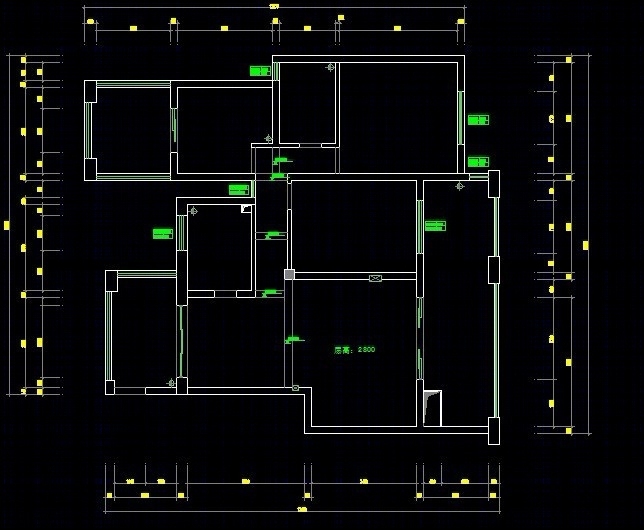 一套家装完整方案cad施工图下载【ID:36915969】