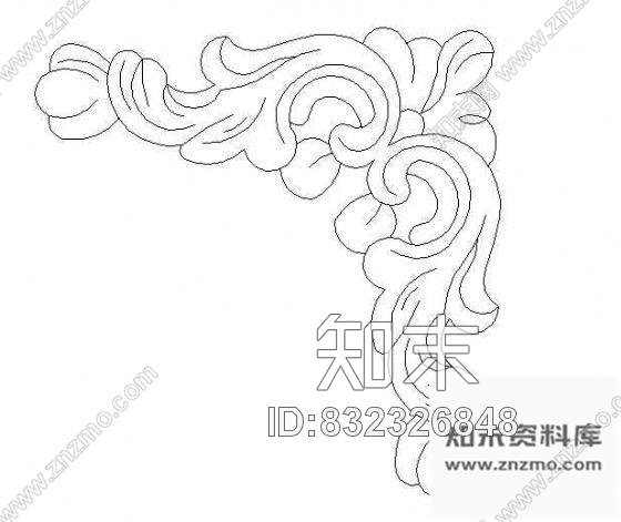 图块/节点中式装饰图案cad施工图下载【ID:832326848】