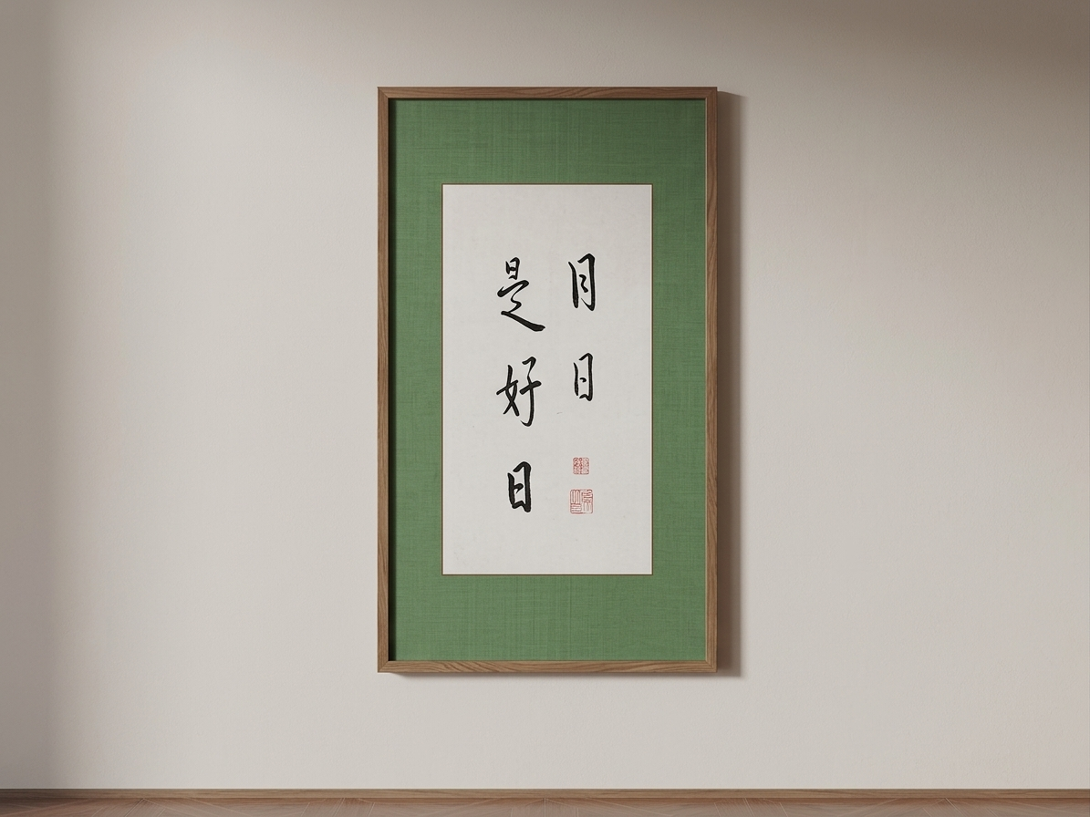 侘寂字画SU模型草图