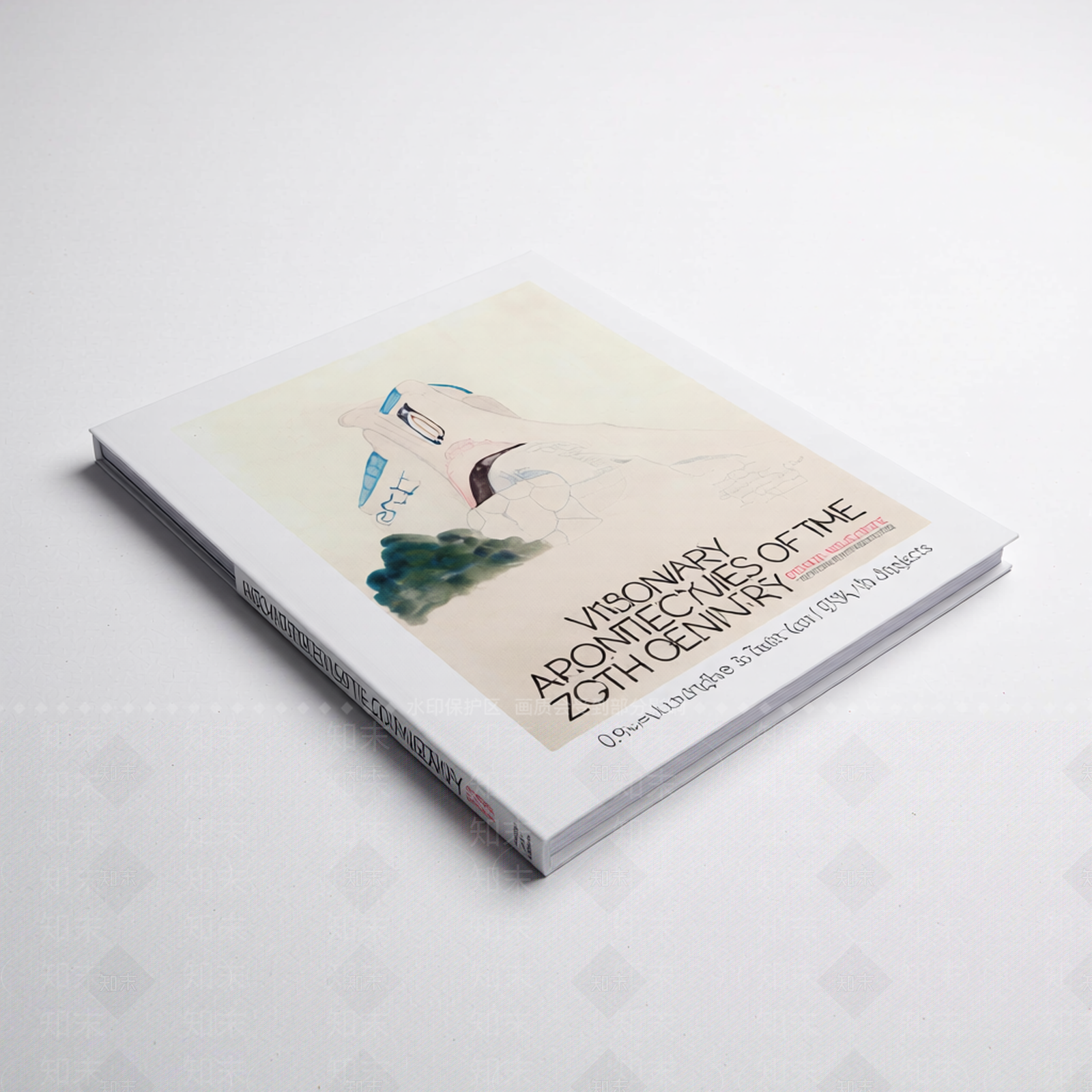 20世纪建筑书籍模型3D模型下载【ID:1206188389】