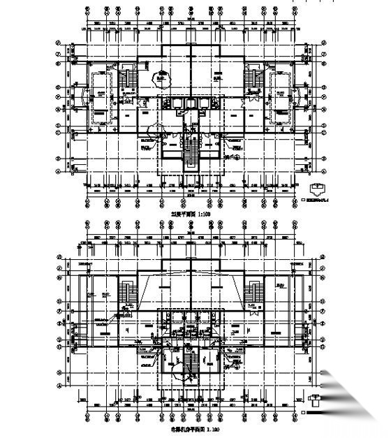 [杭州]某二十二层商住楼建筑方案图cad施工图下载【ID:165922191】