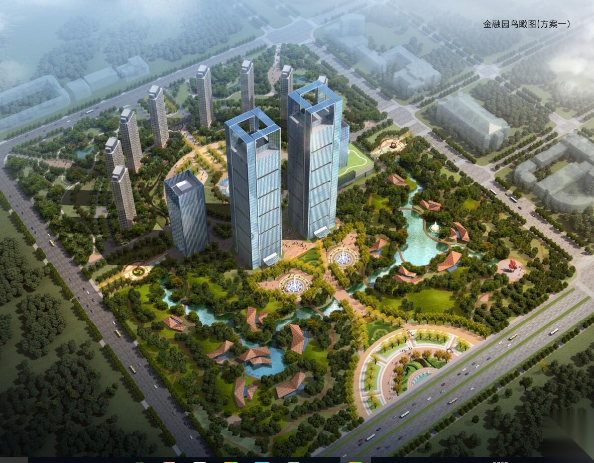 [黑龙江]大庆高新区金融产业园概念设计文本（PPT+PDF+7...施工图下载 ID:166224191_【知末网】