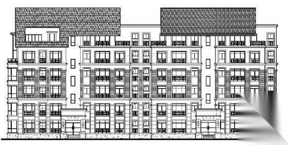 无锡长江国际花园40、43、46号住宅楼建筑施工图施工图下载【ID:149848141】