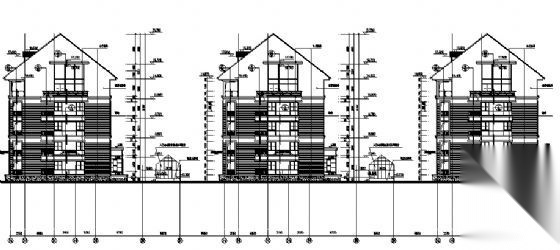 无锡长江国际花园40、43、46号住宅楼建筑施工图施工图下载【ID:149848141】