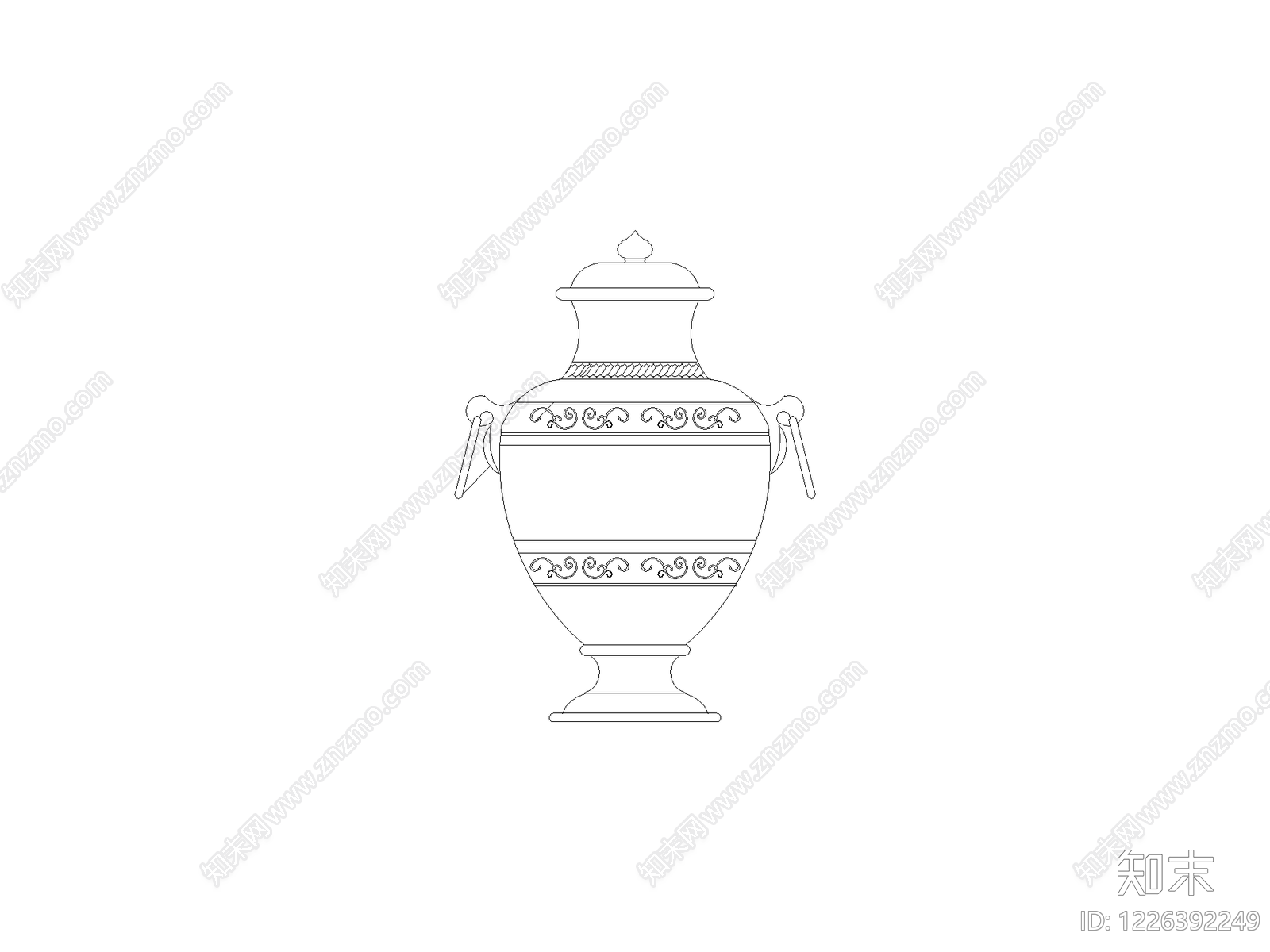 摆件CAD图纸