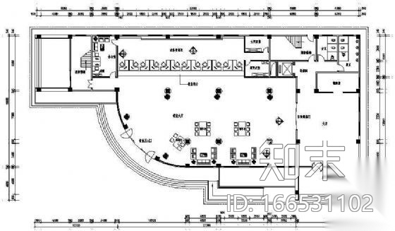 某地税大厅装修图cad施工图下载【ID:166531102】