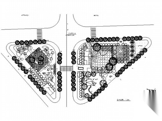 [浙江]乡村道旁绿地景观规划设计施工图施工图下载【ID:160715191】