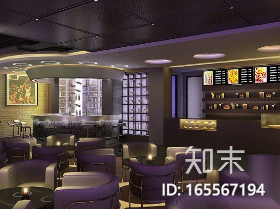 某会所设计施工图_效果图_实景图cad施工图下载【ID:165567194】
