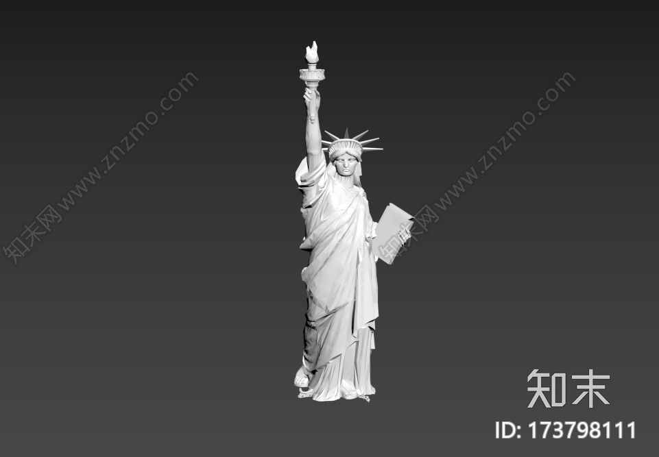 女神像3d打印模型下载【ID:173798111】