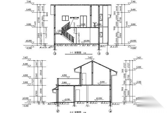 某地震重建规范性建筑施工套图（排版及CAD图）施工图下载【ID:166437156】