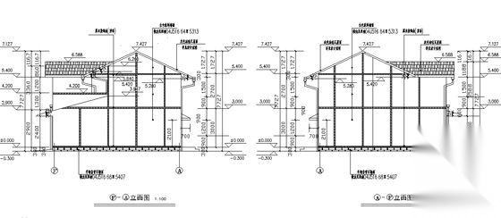 某地震重建规范性建筑施工套图（排版及CAD图）施工图下载【ID:166437156】