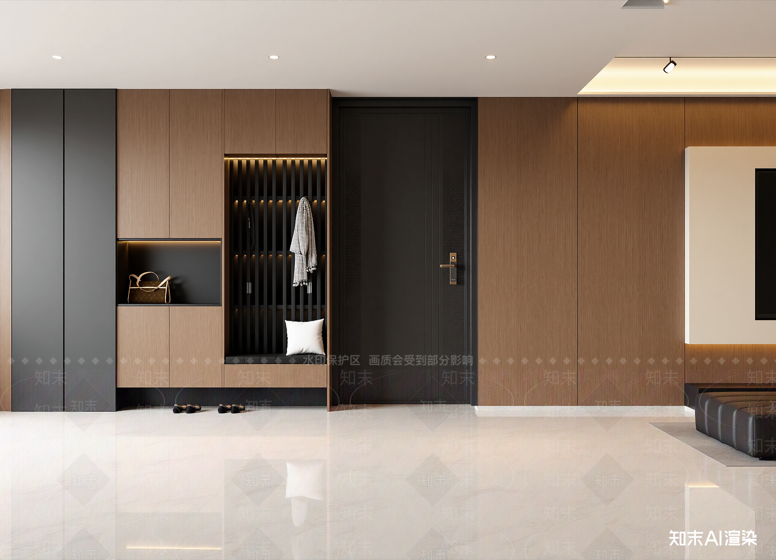 现代玄关3D模型下载【ID:1215032020】