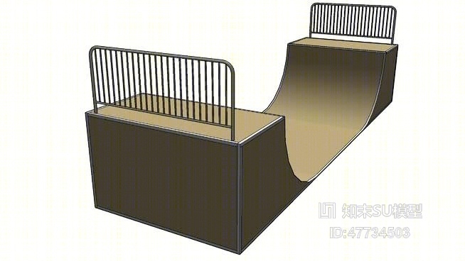 栏杆SU模型下载【ID:47734503】